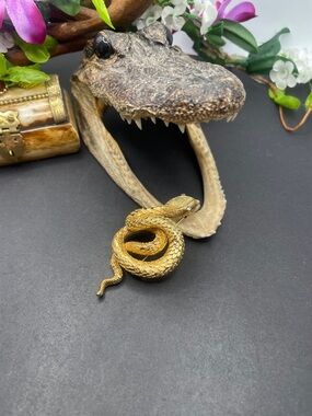 Snake brooch vintage